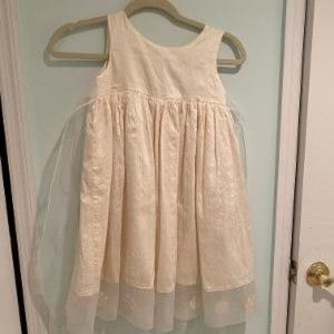 Dimples Ivory Children's Dress - Size 5